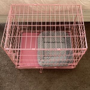 Small pink crate